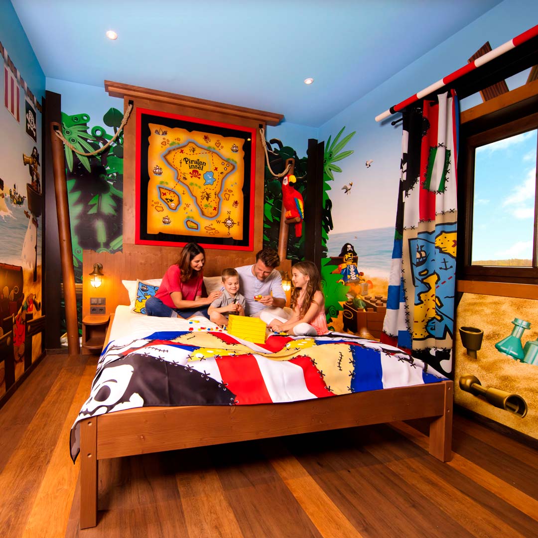 Villaggio turistico LEGOLAND® - Hotel Isola dei pirati - Camera da letto principale