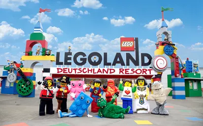 LEGOLAND Germany Entrance Portal with Walking Acts