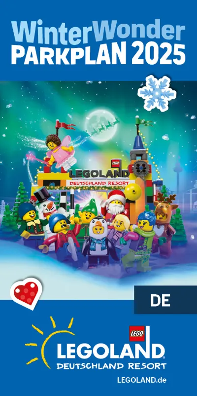 LEGOLAND WinterWonder Parkplan Deckblatt DE