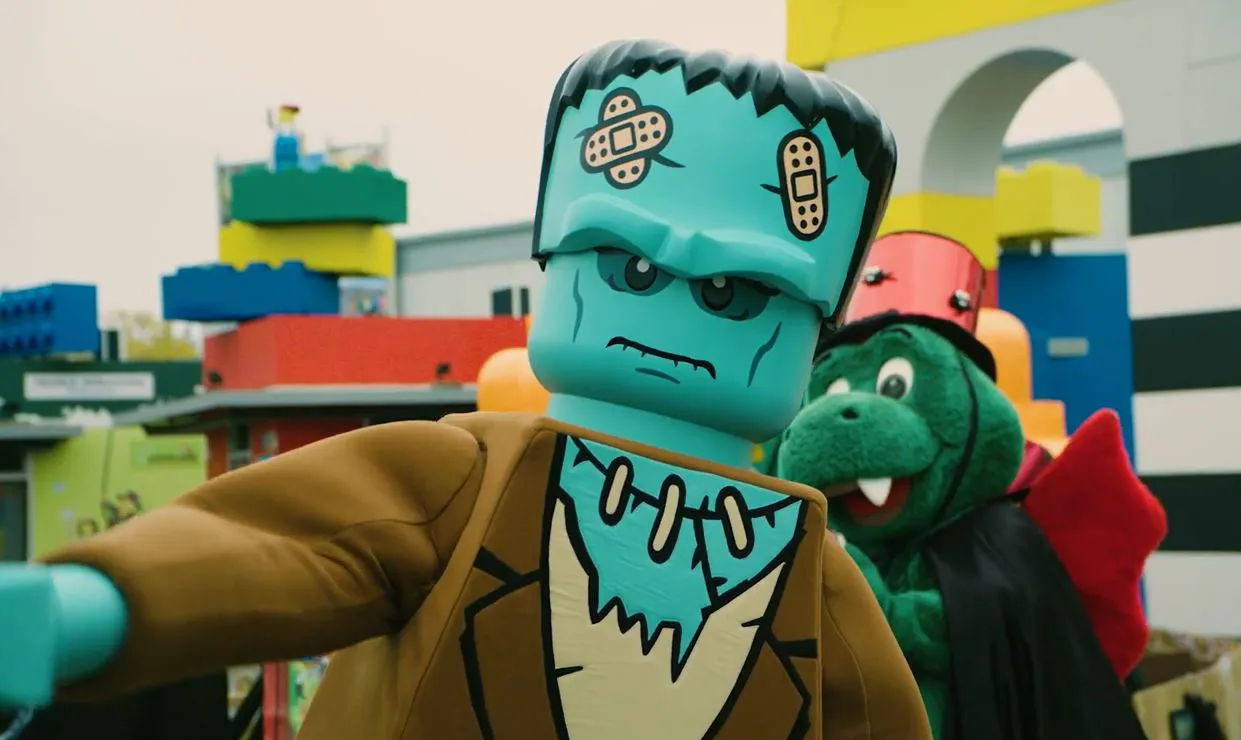 LEGOLAND Halloween Video with Frankstein Walking Character