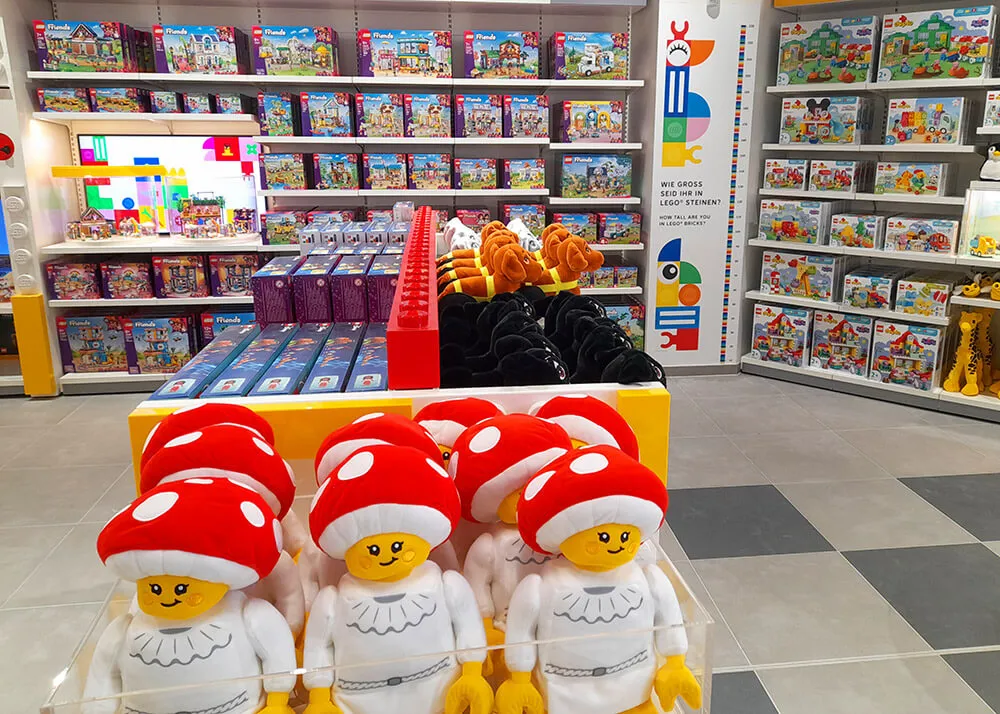 LEGOLAND Německo LEGO Shop Plyšové figurky