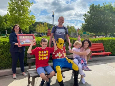 LEGOLAND Deutschland 25Millionster Gast Urkundenübergabe 