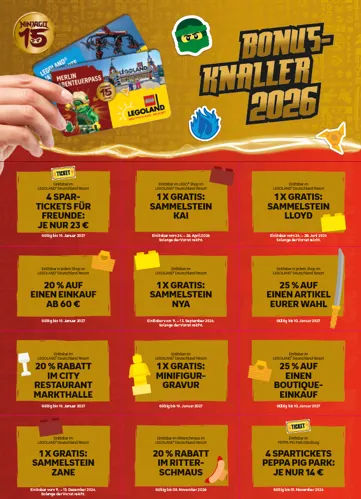 LEGOLAND Deutschland Bonusknaller 2026