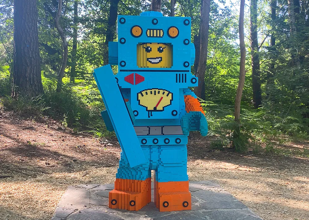 LEGO Figur Gross Cardboard Robot