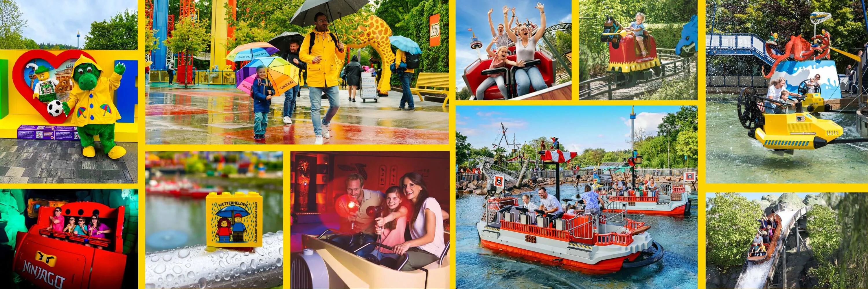 Allwetter LEGOLAND bei jedem Wetter