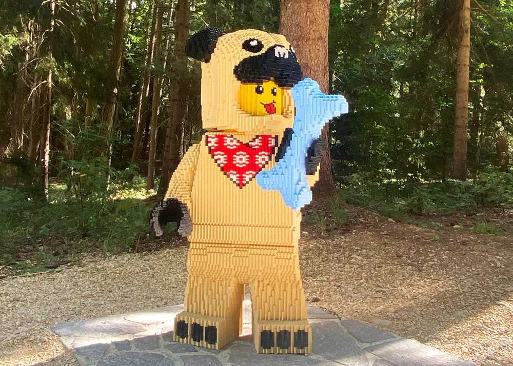 LEGO Figur Gross Pug Costume Guy