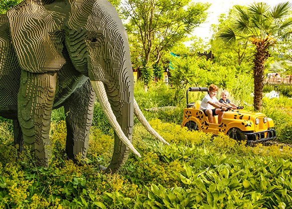 słoń LEGOLAND Safari atrakcja