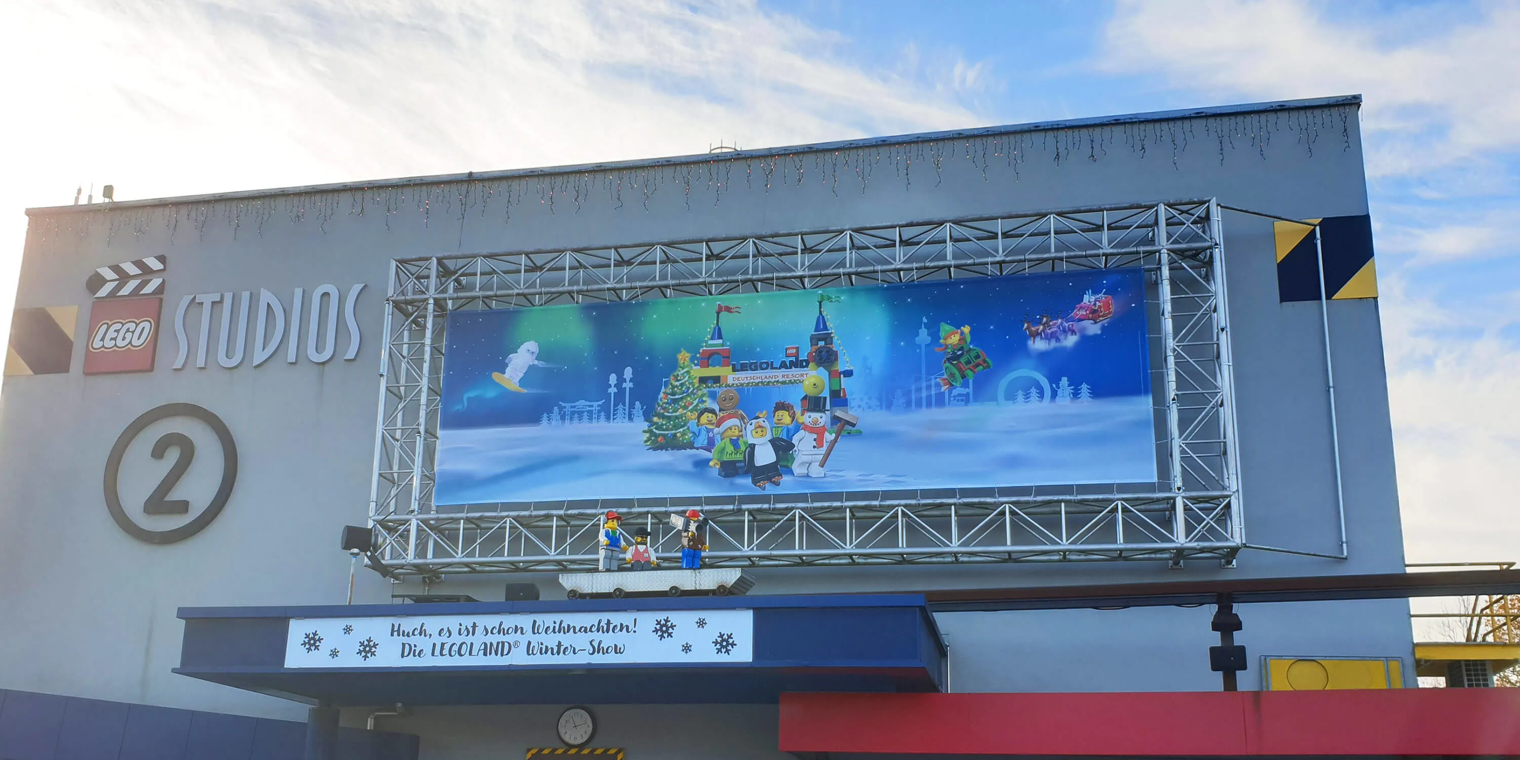 LEGO Studios at LEGOLAND in winter