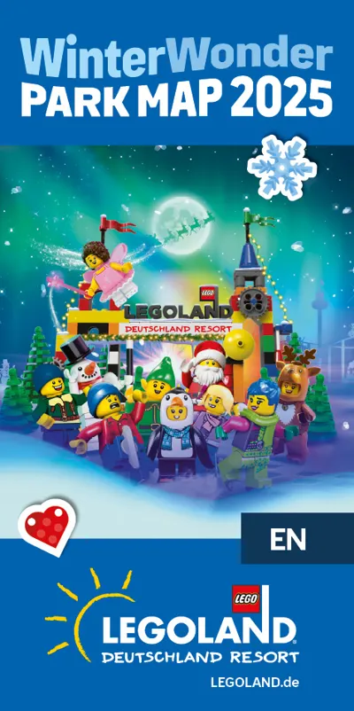 LEGOLAND WinterWonder Parkplan Deckblatt EN