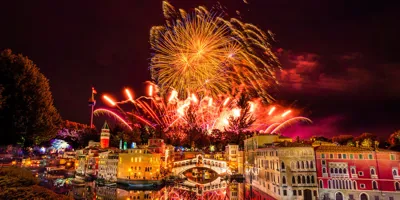 Velký ohňostroj nad MINILANDem v LEGOLANDu Deutschland