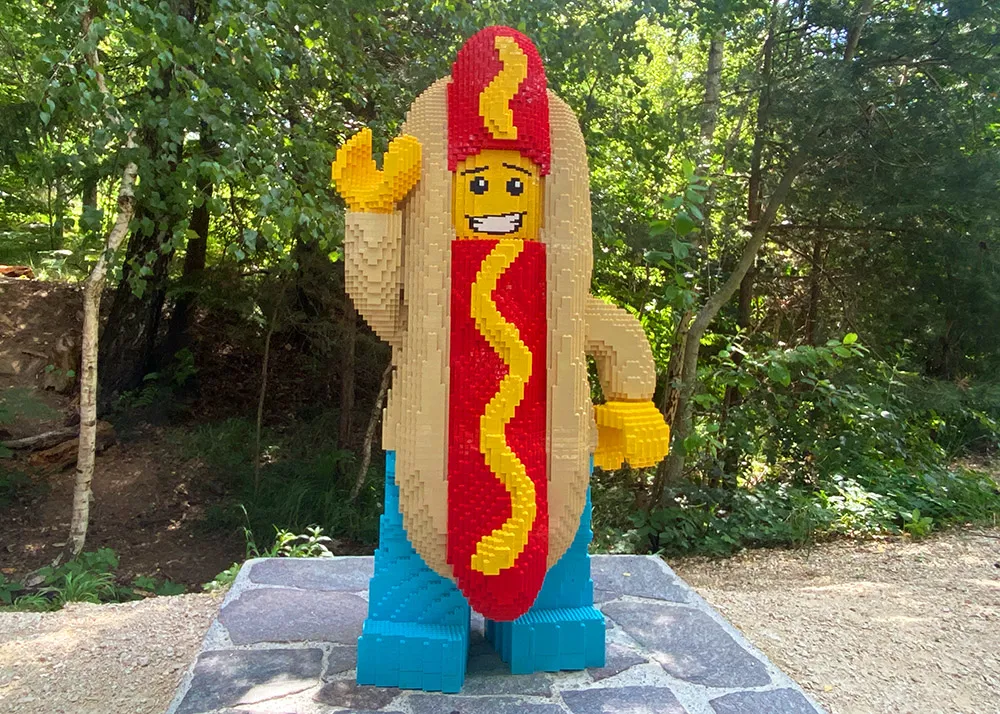 LEGO Figur Gross Hotdog Guy