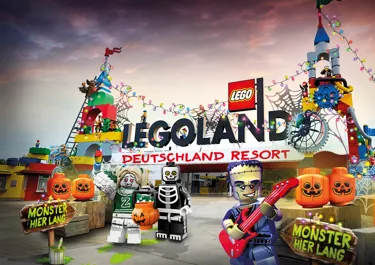 Halloween Monster Party vor LEGOLAND Portal