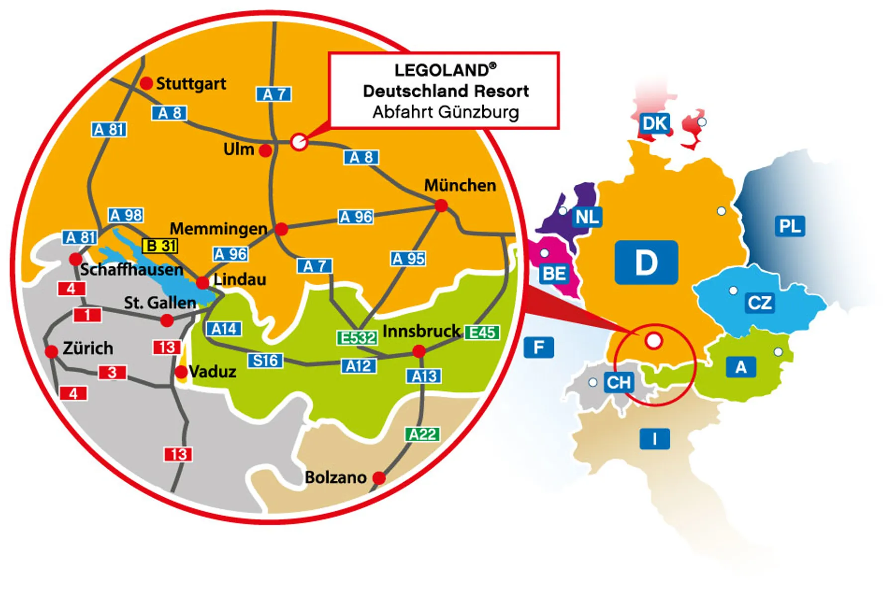 Adresse & Anreise - LEGOLAND® Deutschland Resort