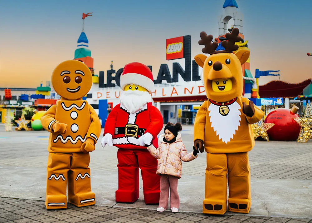 LEGOLAND Bewohner Lebkuchenmann, Weihnachtsmann & Rentier