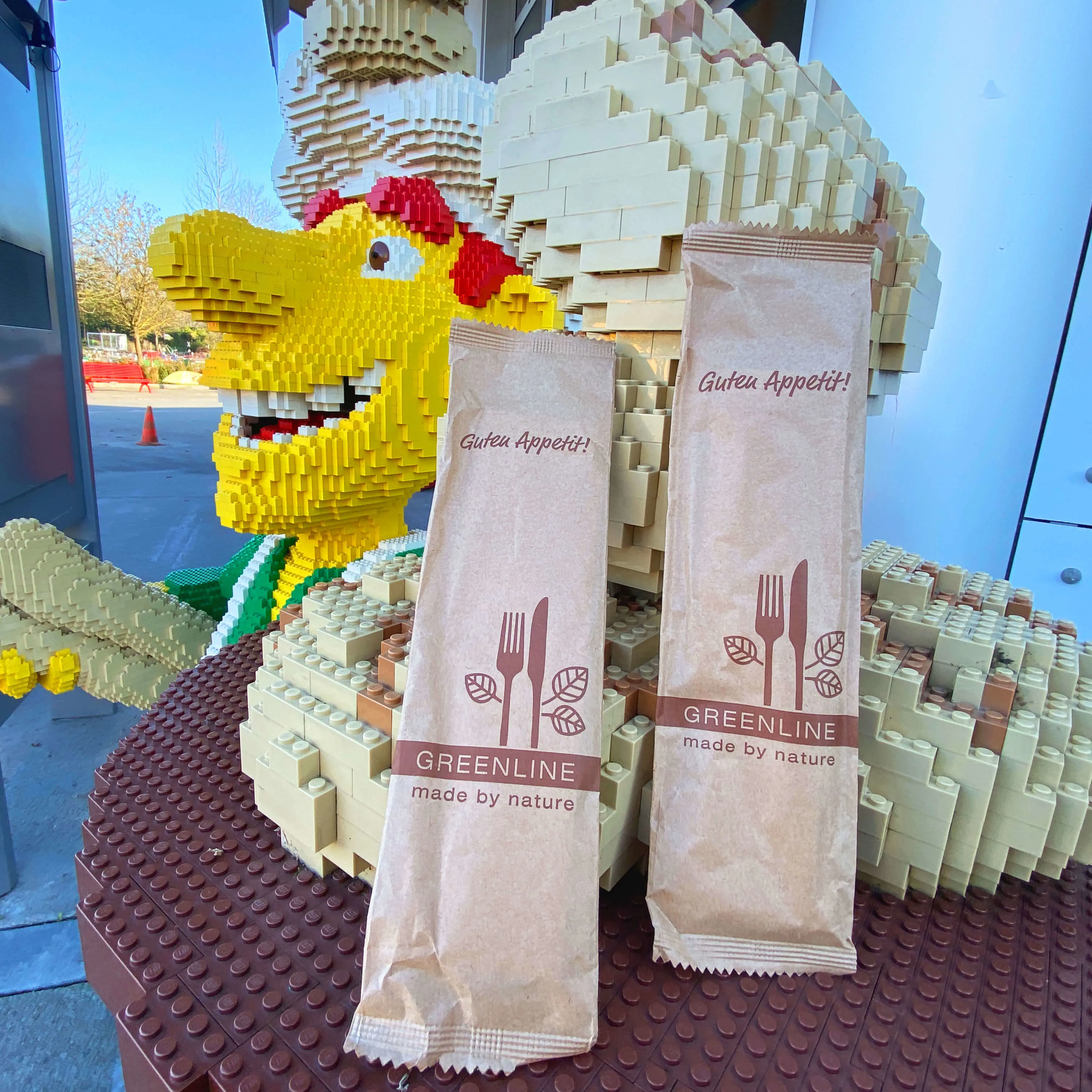 Holzbesteck für Nachhaltigkeit im LEGOLAND Deutschland Resort