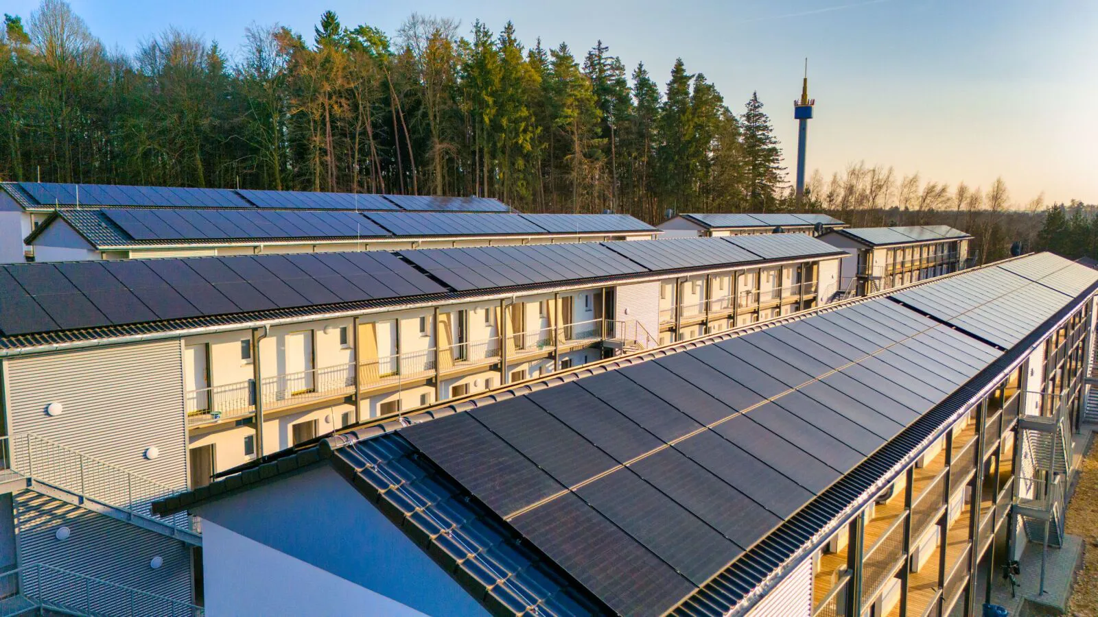 LEGOLAND Deutschland Mitarbeiterunterkünfte Luftbild